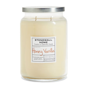 Stonewall Home - Candles & Fragrance - Honey Vanilla, Large Apothecary
