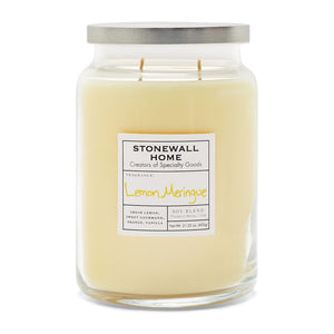 Stonewall Home - Candles & Fragrance - Lemon Meringue, Large Apothecarey