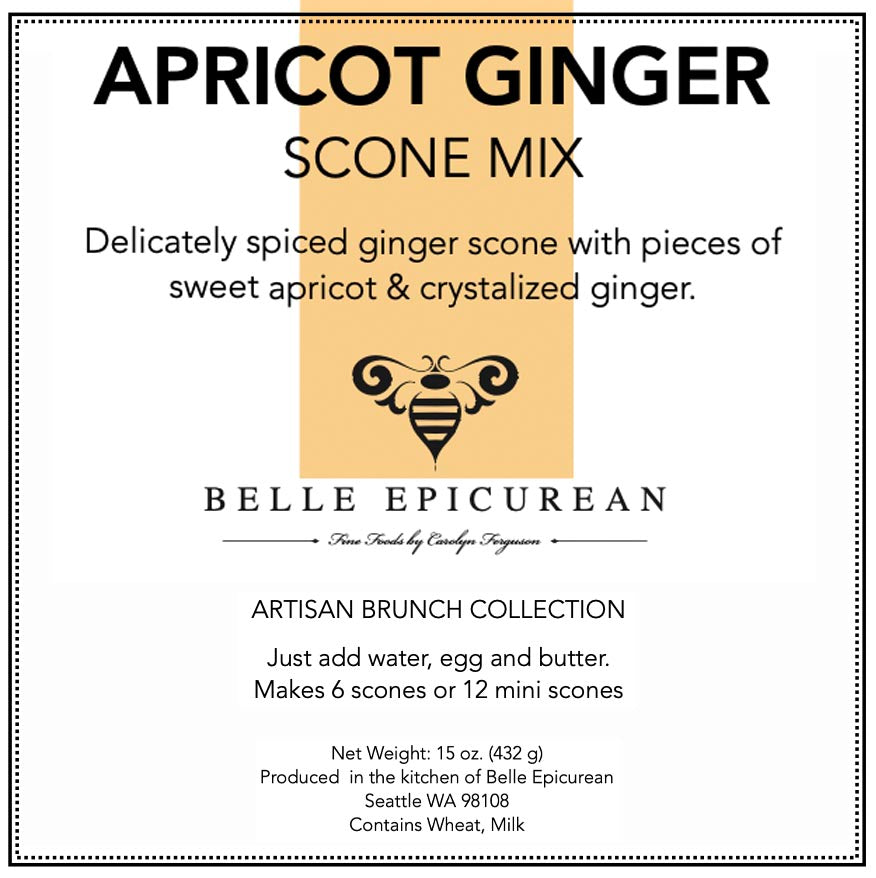Belle Epicurean - Scone Mix - Apricot Ginger