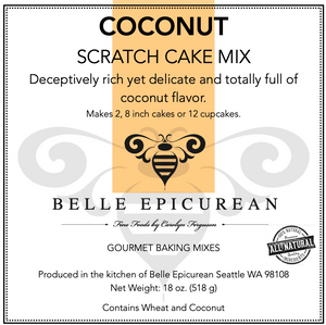 Belle Epicurean - Cake Mix - Coconut