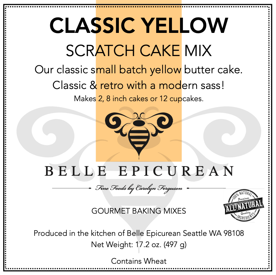 Belle Epicurean - Cake Mix - Classic Yellow