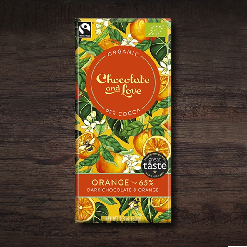Chocolate and Love Orange 65%