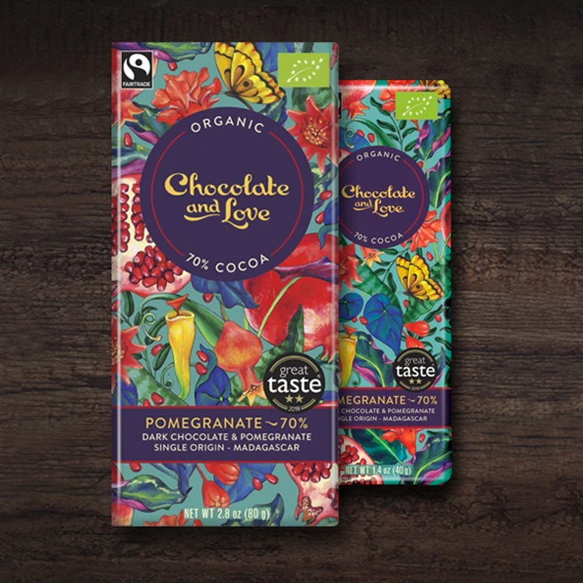 Chocolate and Love Pomegranate 70%