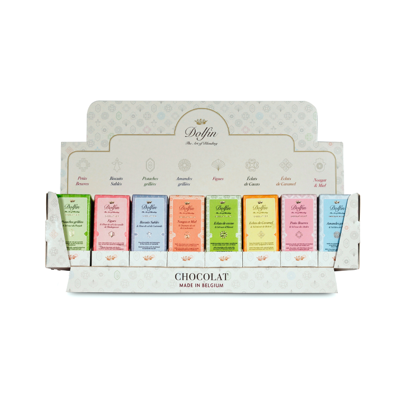 Dolfin 30g Bars Sugar-Salt Mixed Display