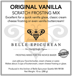 Belle Epicurean - Frosting Mix - Original Vanilla