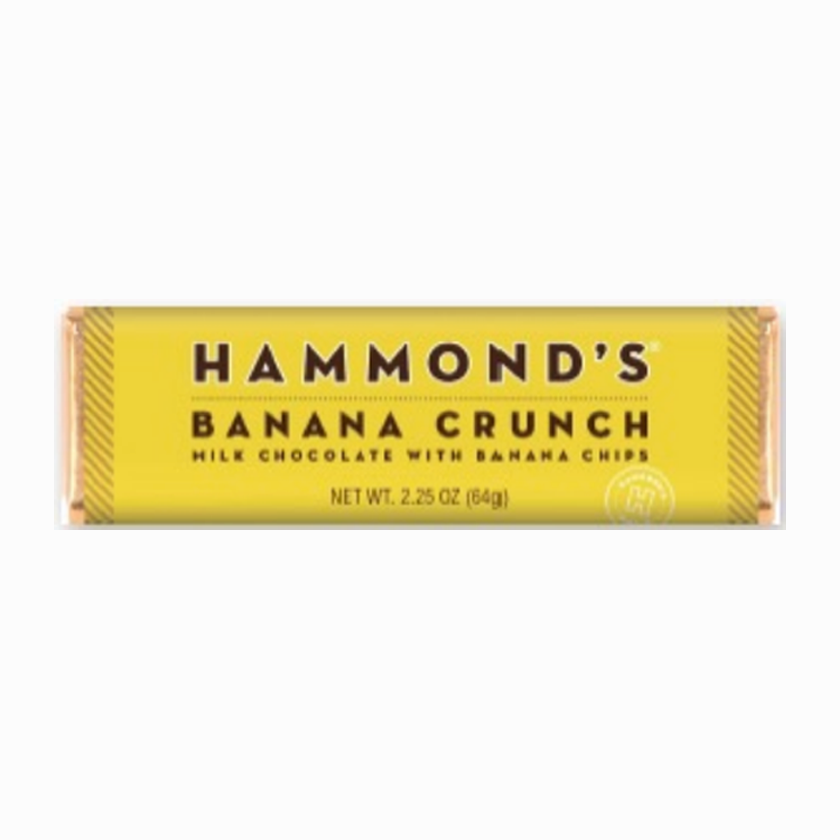 Hammond's Chocolate Bars - Banana Crunch (Milk Chocolate)