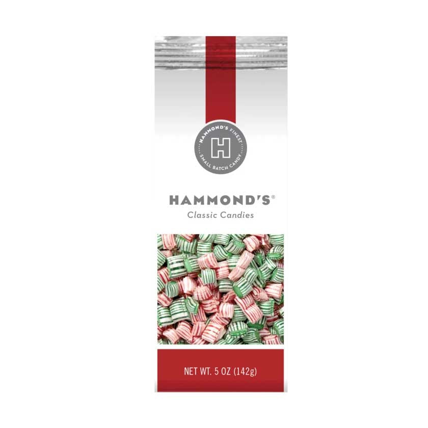 Hammond's Candies - Holiday Hard Candy - Mixed Pillows Gift Bag