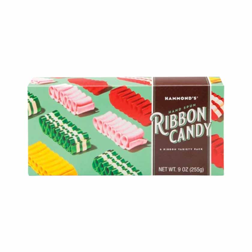 Hammond's Holiday Hard Candy - Ribbon Candy Gift Box