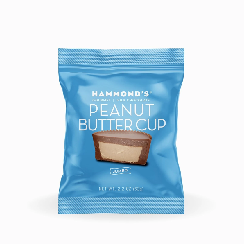 Hammond's Packaged Chocolate - Milk Chocolate Peanut Butter Cup Display