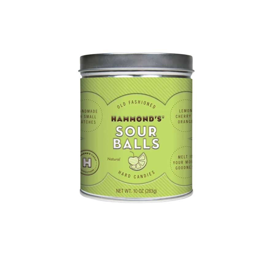 Hammond's Pantry Candies® Tins - Natural Sour Balls