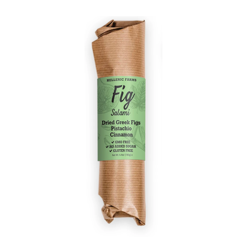 Hellenic Farms - Vegan Fig Salami w/ Pistachio & Pepper