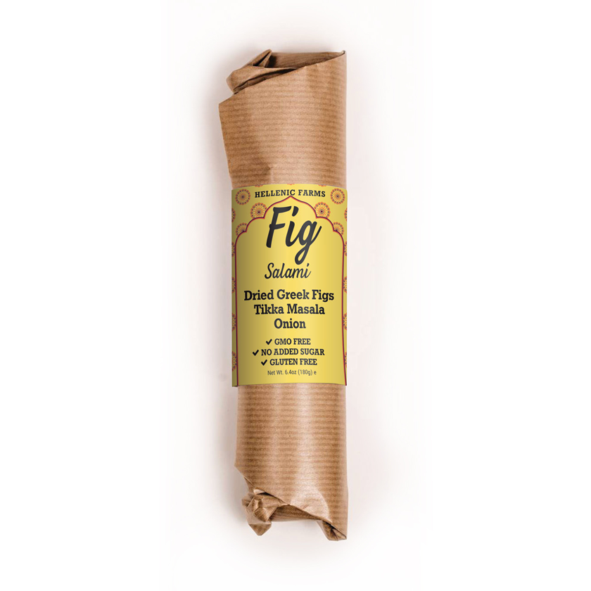 Hellenic Farms - Vegan Fig Salami w/ Tikka Masala & Onion