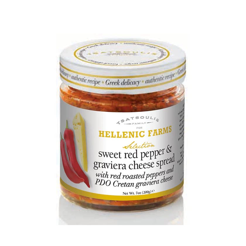 Hellenic Farms - Sweet Red Pepper &amp; Graviera Cheese Spread