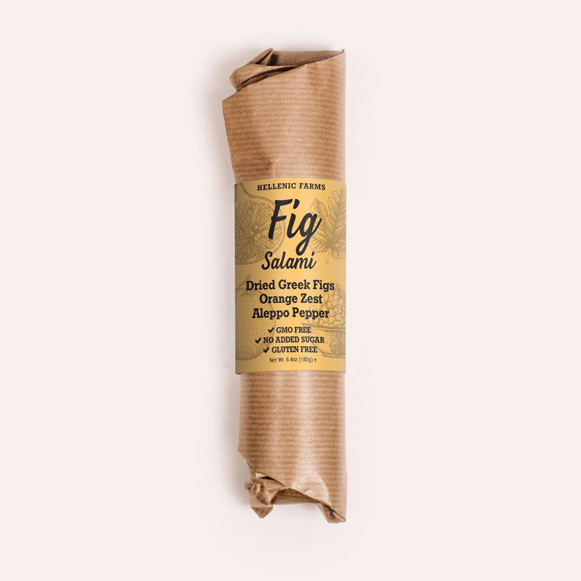 Hellenic Farms - Vegan Fig Salami w/ Orange Zest