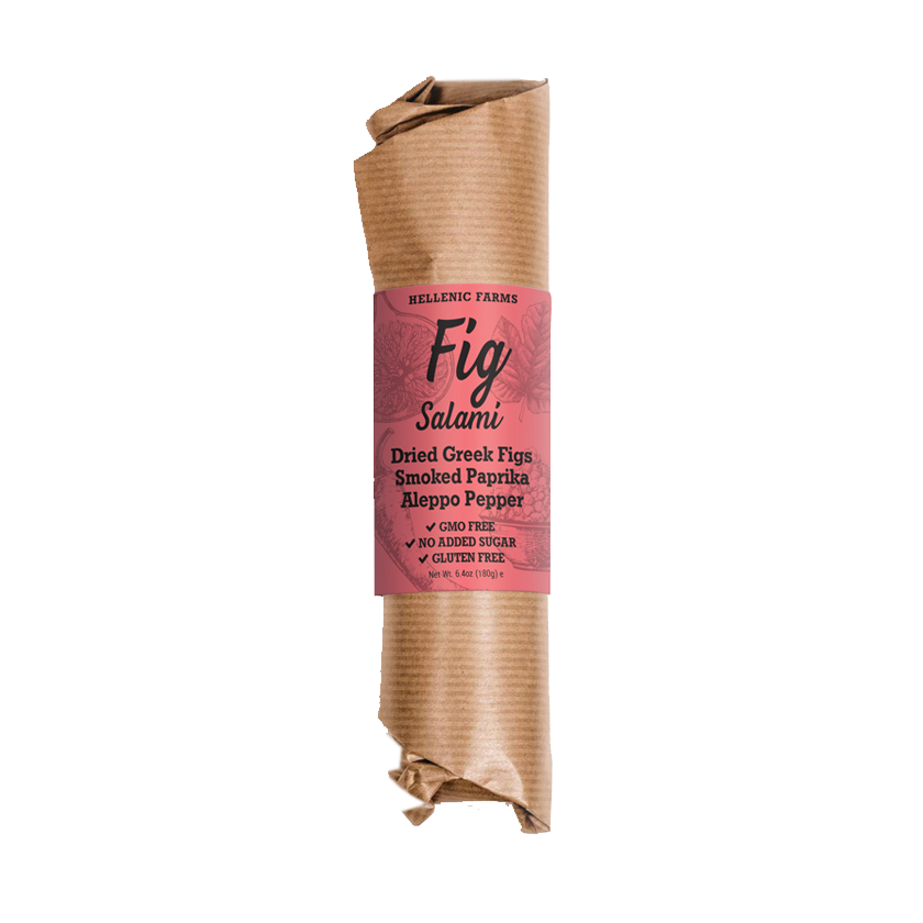 Hellenic Farms - Vegan Fig Salami w/ Smoked Paprika