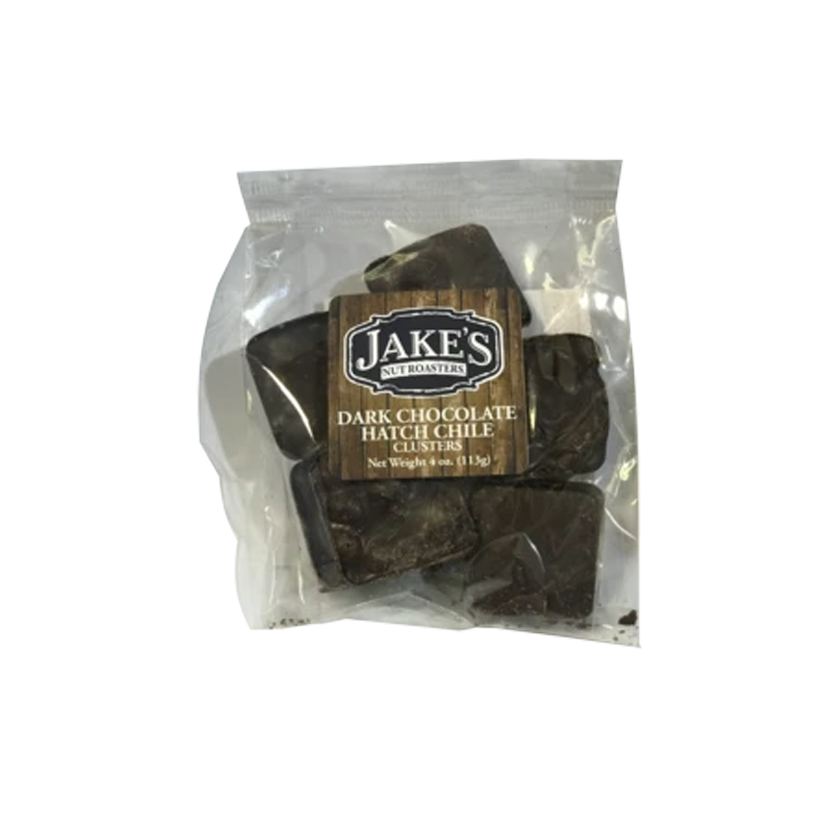 Jake's Nuts Dark Chocolate Hatch Chile Almond Clusters