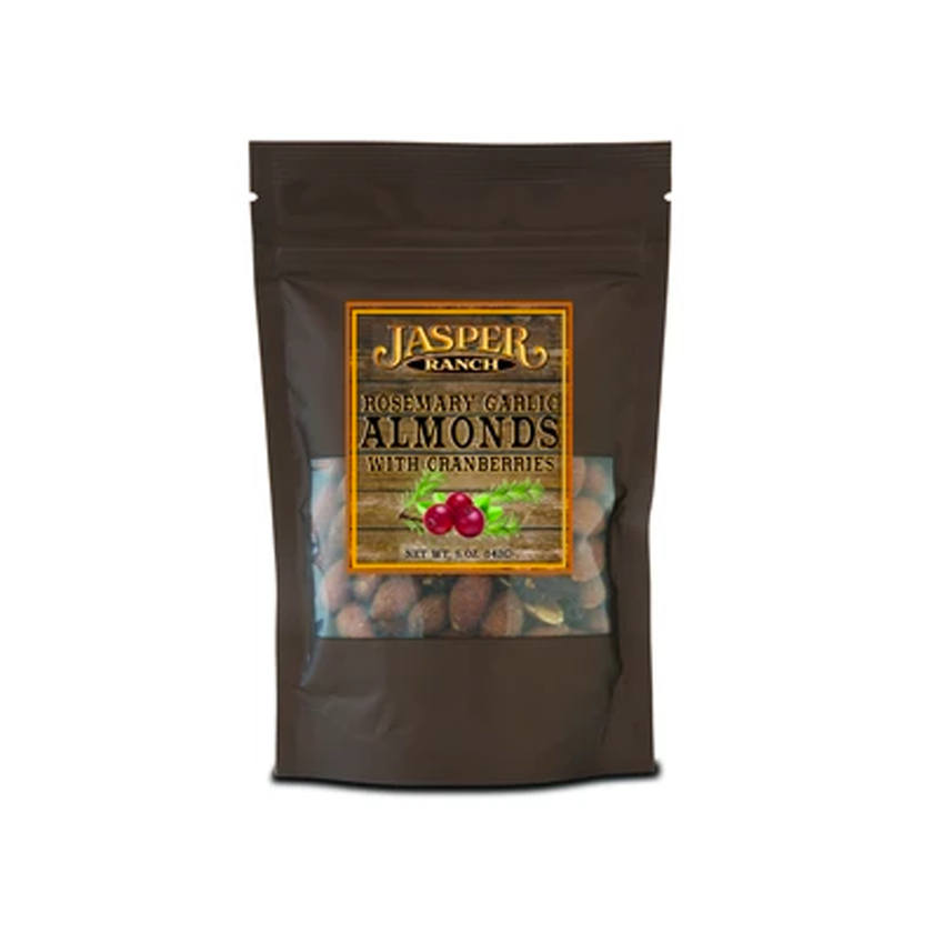 Jasper Ranch Rosemary Garlic Almonds with Cranberries