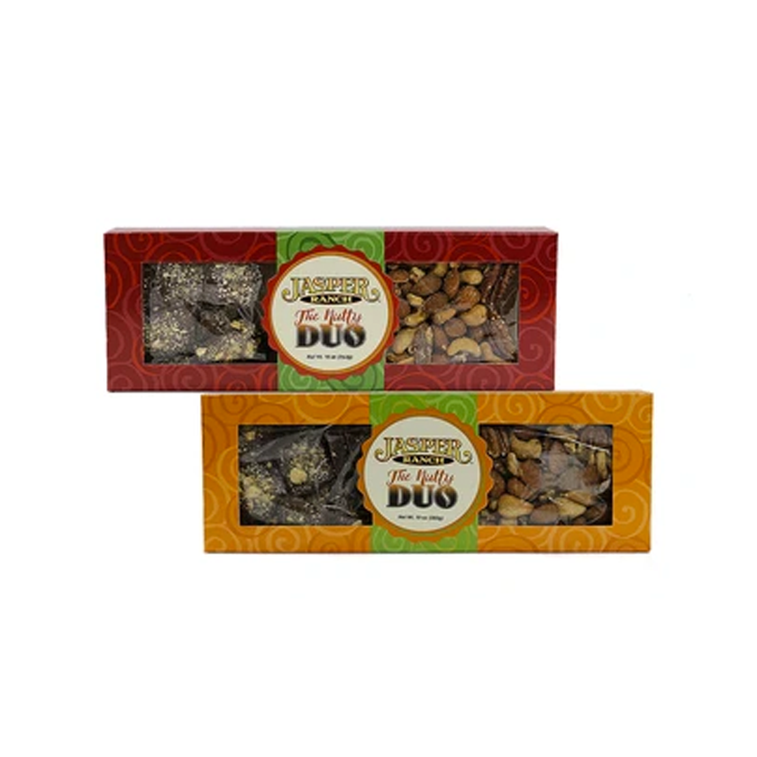 Jasper Ranch Nutty Duo - English Toffee &amp; Maple Mixed Nuts