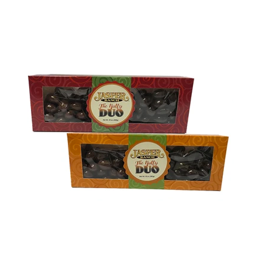 Jasper Ranch Nutty Duo - Dark &amp; Milk Chocolate Almonds