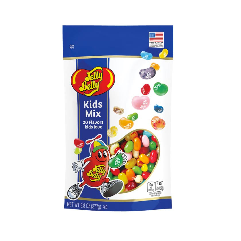 Jelly Belly® Bigger Bags - Kids Mix Jelly Beans Stand-up Pouch Bag 9.8oz