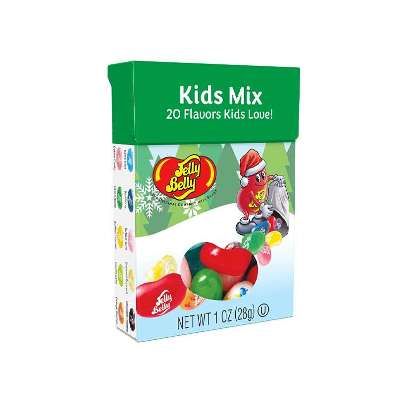 Jelly Belly® Christmas Stocking Stuffers - Christmas Kids Mix Flip Top Box 1oz