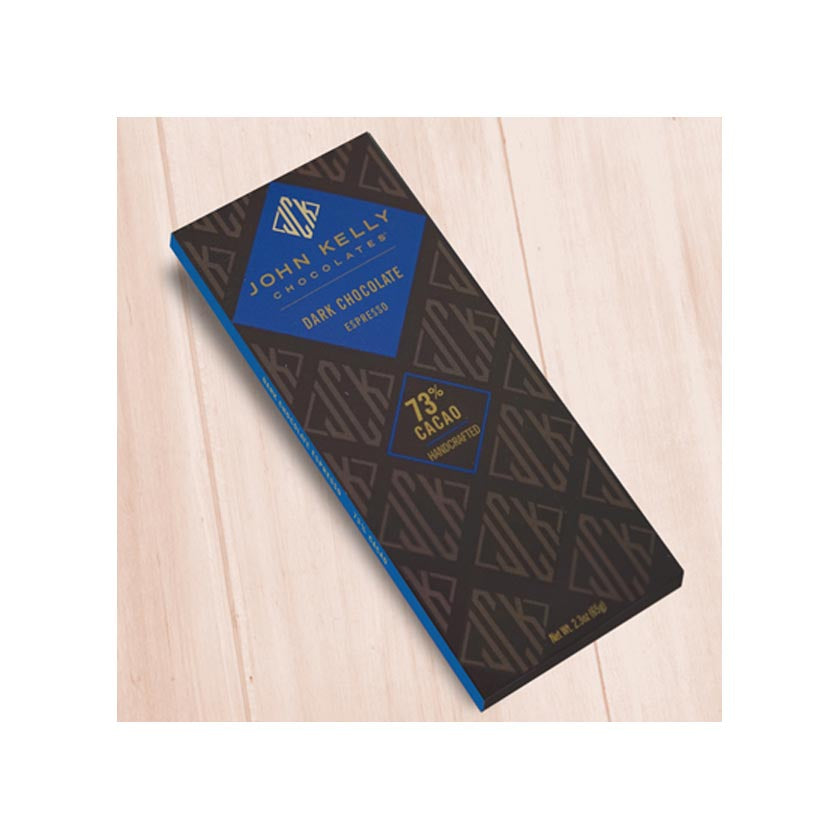 John Kelly Chocolates - Solid Bars - Dark Chocolate Espresso
