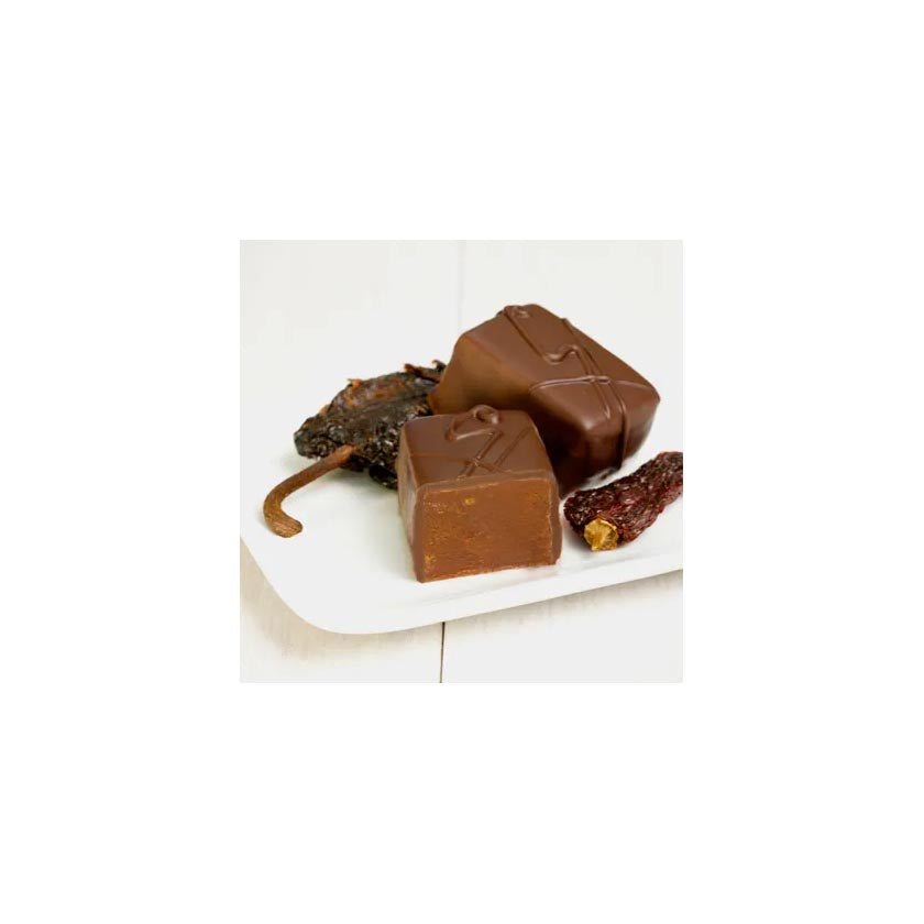 John Kelly Chocolates - Truffle Fudge 1.7oz Bars - Dark Chocolate with Chipotle & Ancho (Bulk)