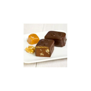 John Kelly Chocolates - Truffle Fudge 1.7oz Bars - Semi-Sweet Chocolate Caramel with Walnuts (Bulk)
