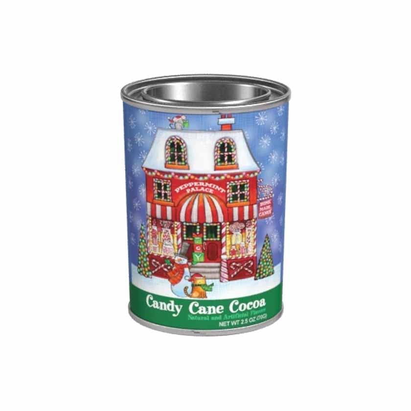 McStevens Jennifer Van Pelt© Snow Village Candy Cane Cocoa