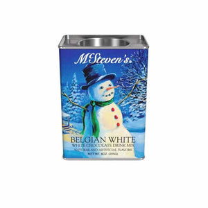 McStevens White Christmas Snowman Belgian White Hot Chocolate