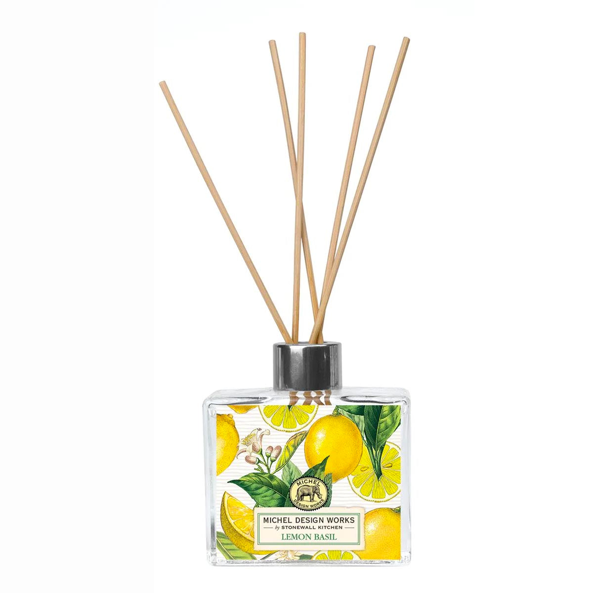 Michel Design Works - Lemon Basil Home Fragrance Reed Diffuser *TESTER*