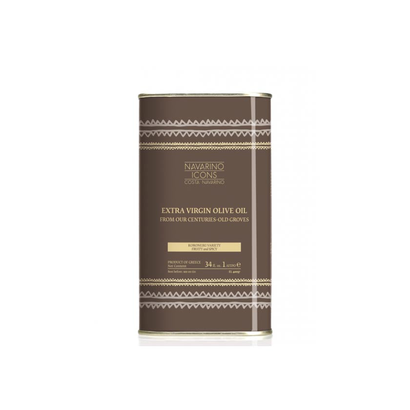 Navarino Icons - Extra Virgin Olive Oil Tin - 1L