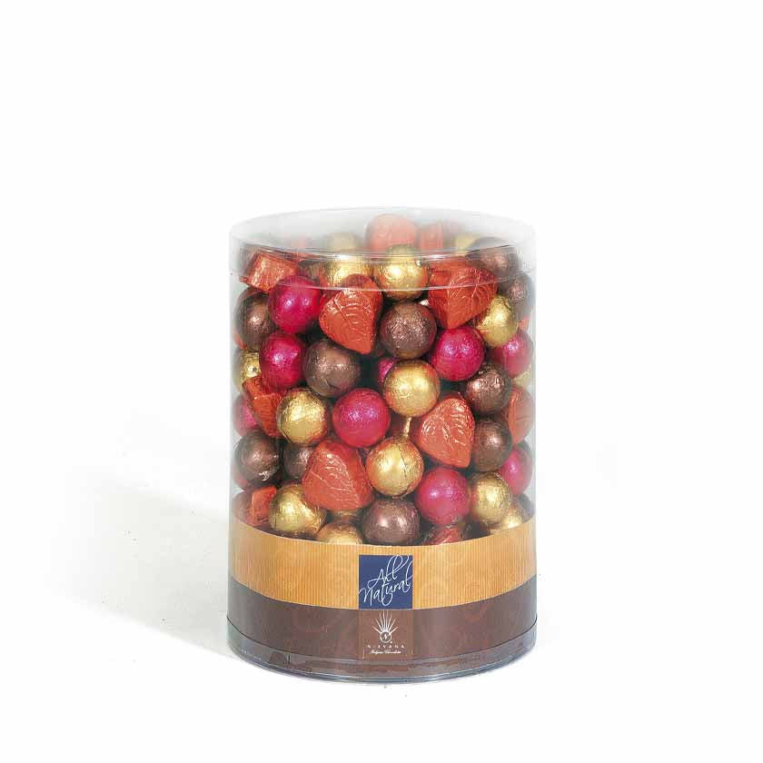 Nirvana Chocolate Assorted Foil-Wrapped Leaves and Balls (Bulk)