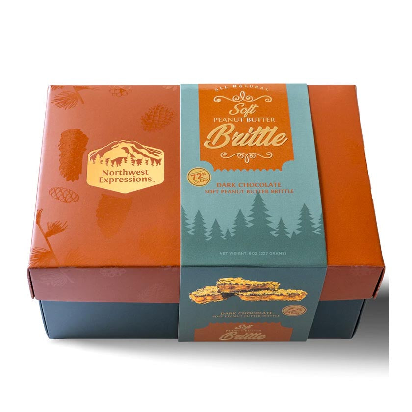 Northwest Expressions - Soft Peanut Butter Brittle Box 8oz