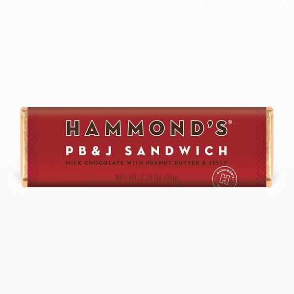 Hammond's Chocolate Bars - PB & J Sandwich (Milk Chocolate)
