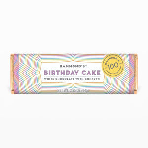Hammond's Chocolate Bars - Birthday Cake (White Chocolate)