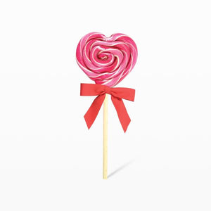 Hammond's Lollipops - Organic Cherry Heart (2oz)