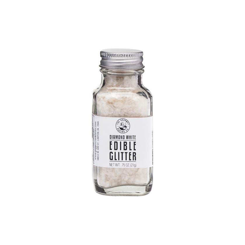 Pepper Creek Farms Edible Glitter - White Diamond 0.75oz