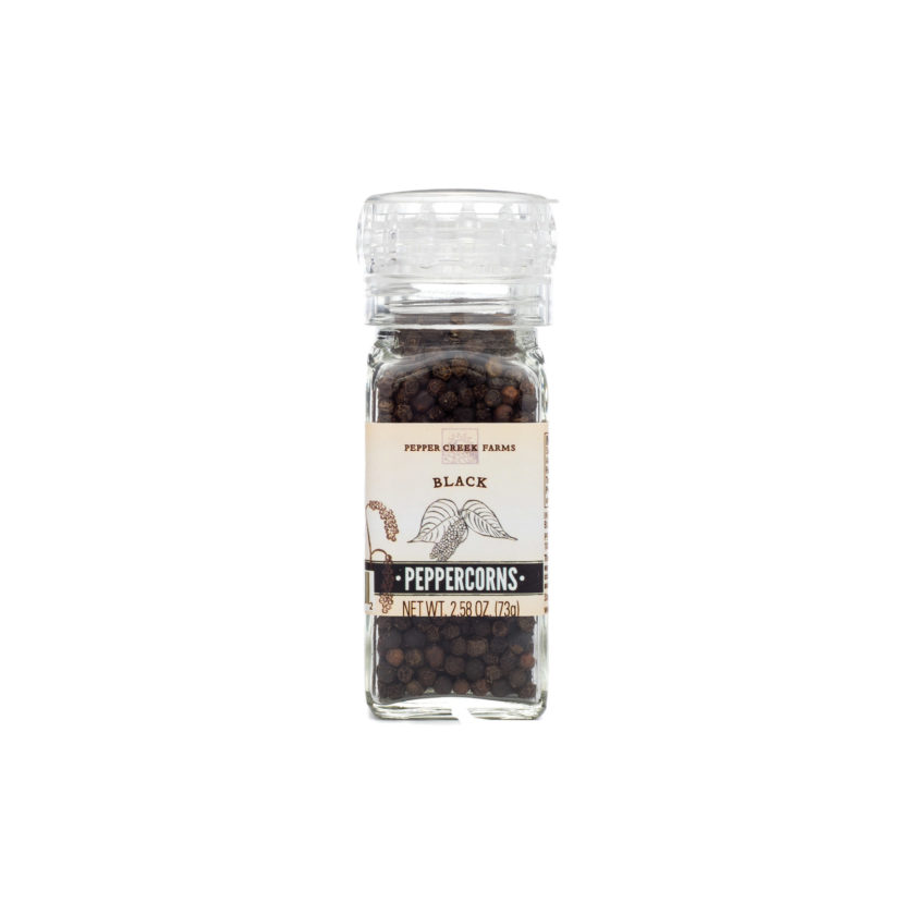Pepper Creek Farms Grinder Spices - Black Peppercorns 5.26oz