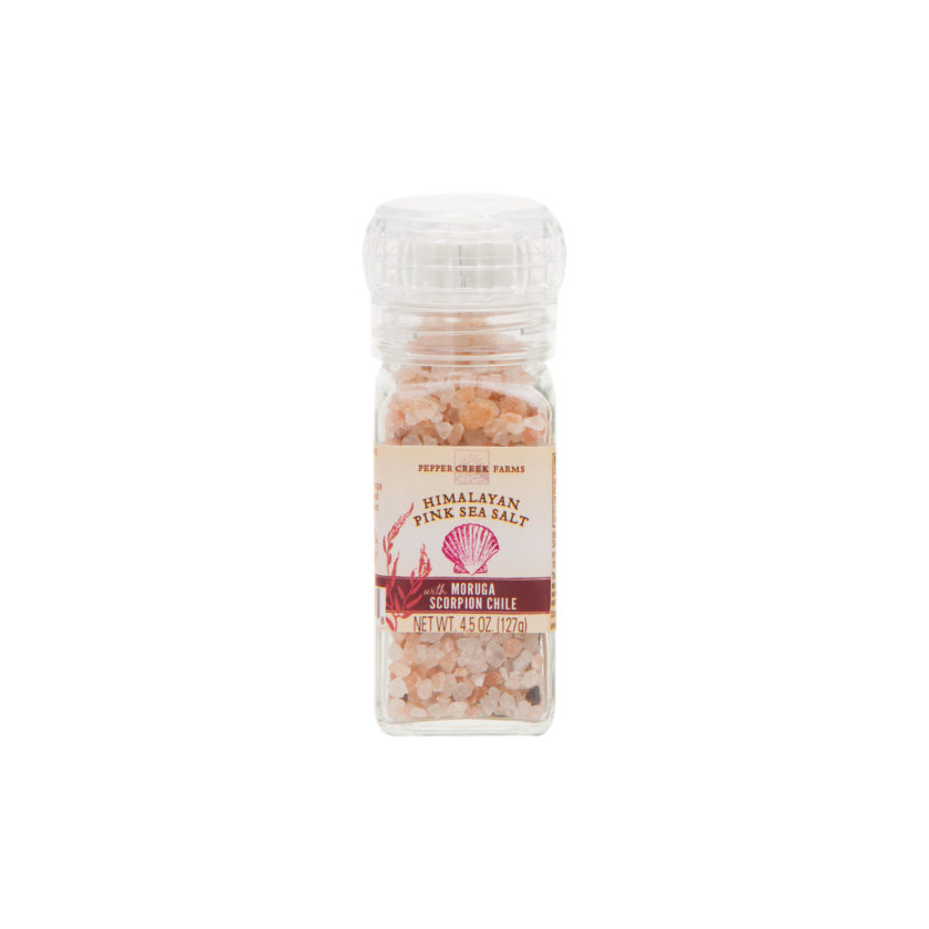 Pepper Creek Farms Grinder Spices - Himalayan Pink Salt & Scorpion Chili 4.5oz