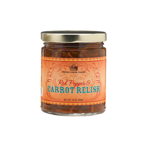 Pepper Creek Farms Jellies, Relish & More - Red Pepper & Carrot Relish 10oz