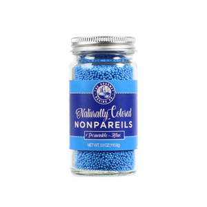 Pepper Creek Farms Sprinkles - All Natural Blue Periwinkle Nonpareils 3.9oz