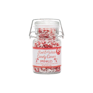 Pepper Creek Farms Sprinkles - Red & White Candy Cane 4.2oz