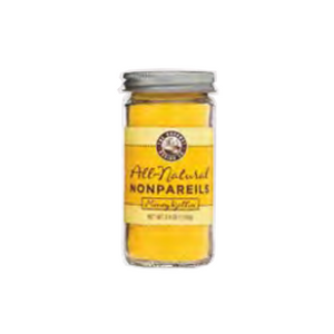 Pepper Creek Farms Sprinkles - All Natural Yellow Honey Nonpareils 3.9oz
