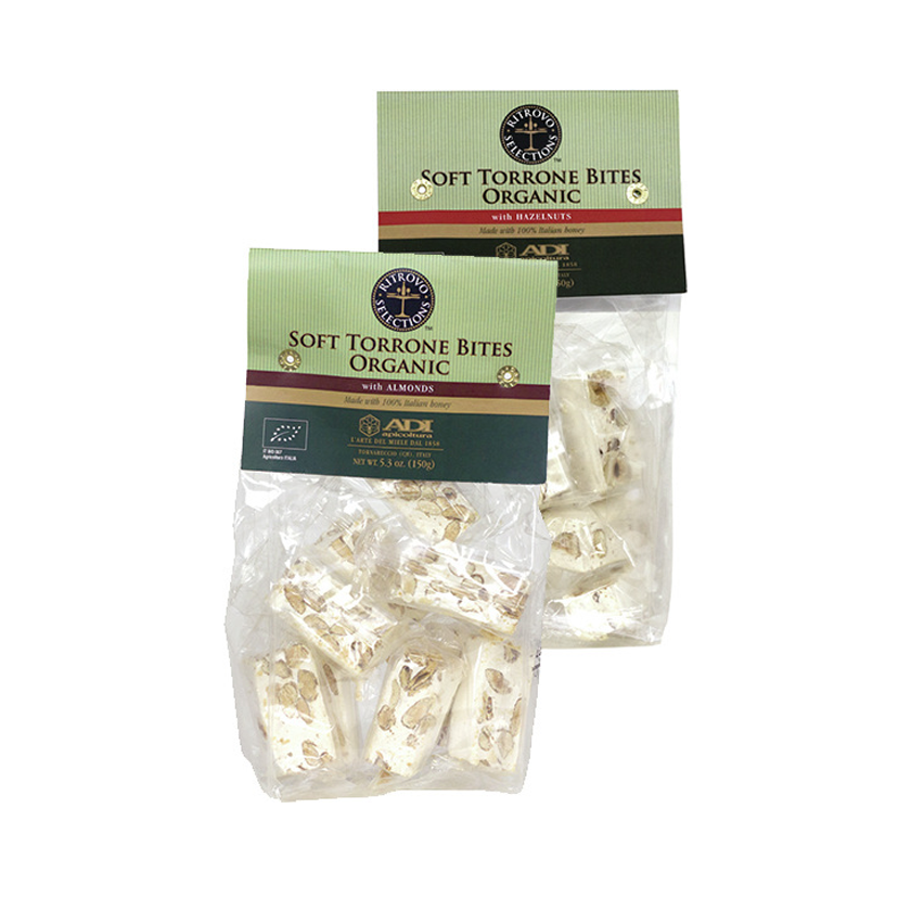 Ritrovo Selections ADI Apicoltura Organic Mini Torrone with Almonds