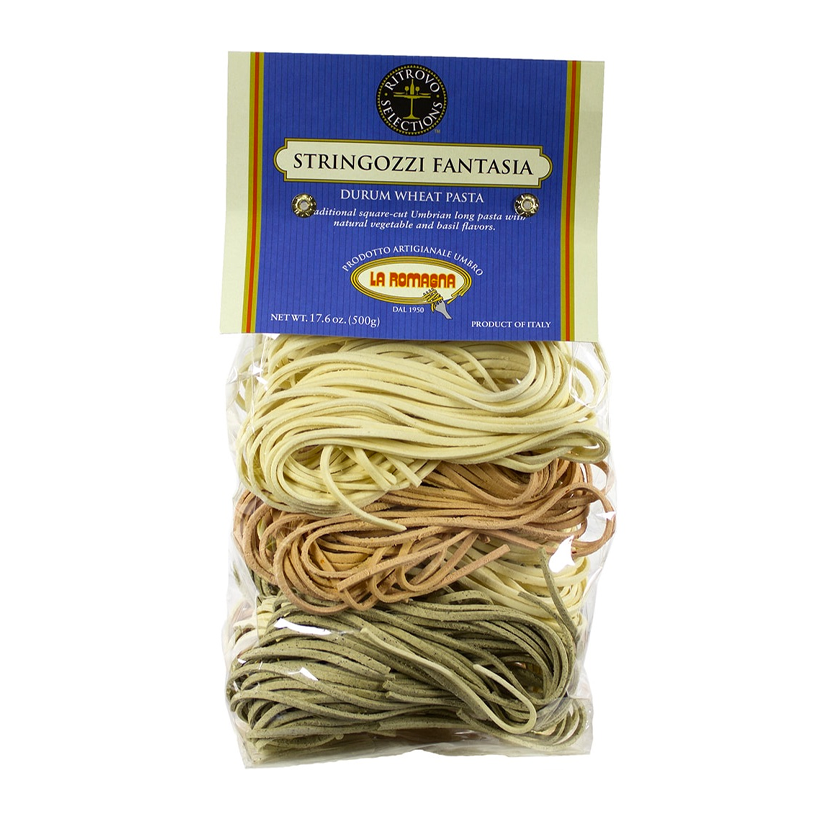 Ritrovo Selections La Romagna Stringozzi Fantasia Tricolor Pasta
