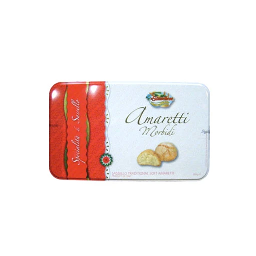 Ritrovo Selections La Sassellese Soft Amaretti in Decorative Tin