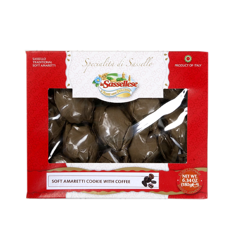 Ritrovo Selections La Sassellese Soft Amaretti with Coffee