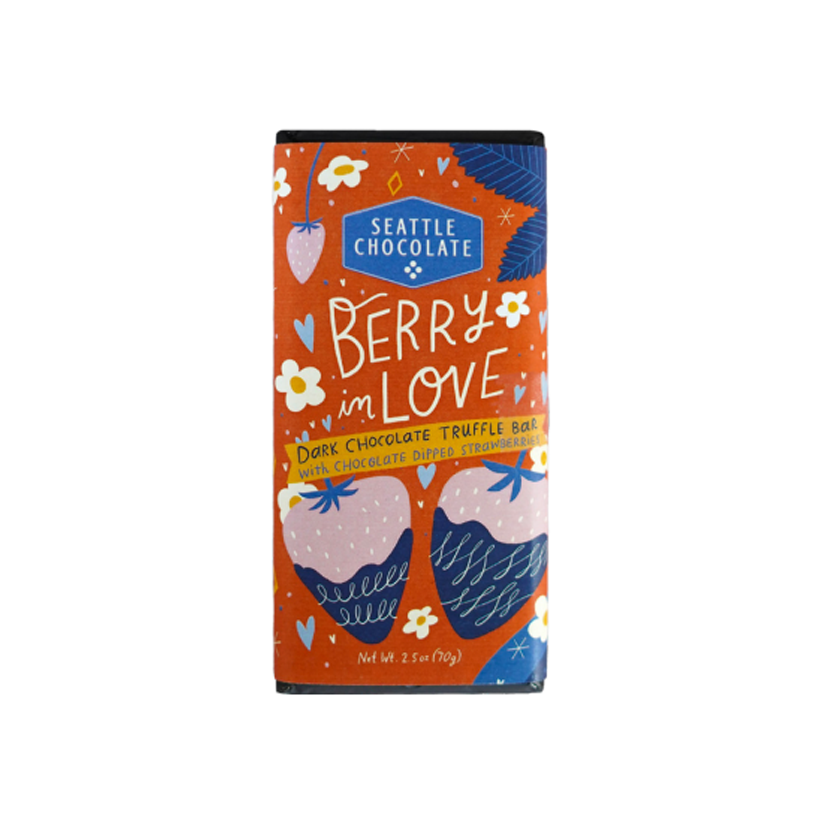 Seattle Chocolate - Truffle Bar 2.5oz) - Berry In Love