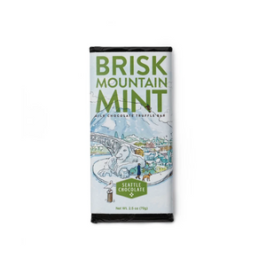Seattle Chocolate - Truffle Bar (2.5oz) - Brisk Mountain Mint